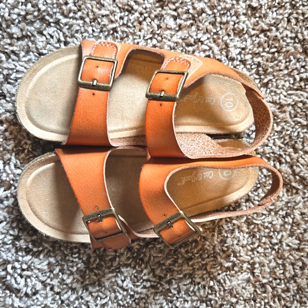 Brown Kids Sandalsl Size 10